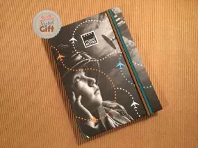 Cahier A5 - Retro Enfant avec petits avions