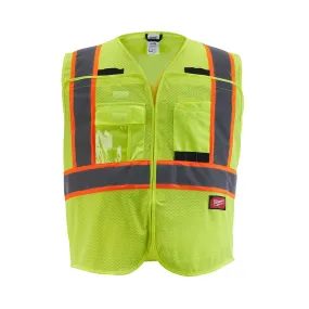 Milwaukee 48-73-5171 Veste signaleur petit/moyen jaune fluorescent