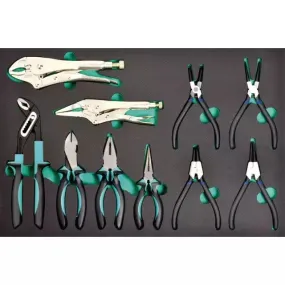 Module de pinces de 10 pieces pour servante atelier 7 tiroirs whirlpower