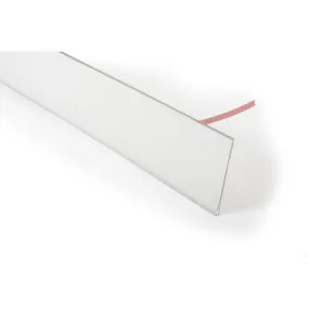 Porte étiquette adhésif blanc 60x1320mm par 10
